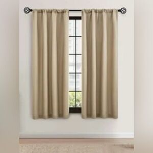 Stylish Cream Curtain Panels